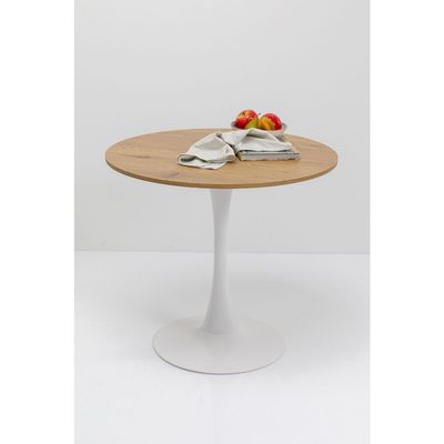 Imagen 2 del producto Mesa Comedor Redonda Tulip Wood 80cm Diametro Blanca