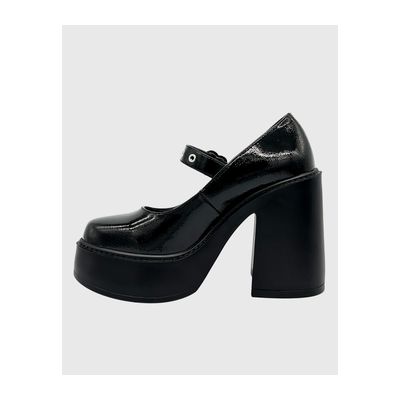 Imagen 2 del producto Zapato charol para mujer con taco alto Negro Danicolle