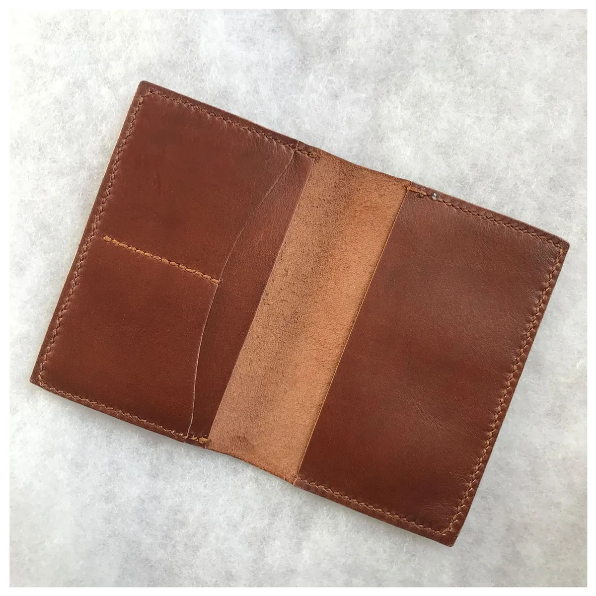 RIDERLINE - Porta pasaporte , documentos ,  de cuero , Riderlne