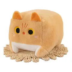 GENERICO - Peluche Cojín Suave De Felpa Gato Cuadrado 20 Cm A3