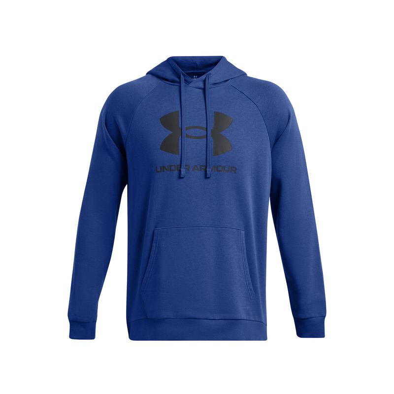 UNDER ARMOUR - Polerón UA Rival Fleece para hombre Azul UNDER ARMOUR