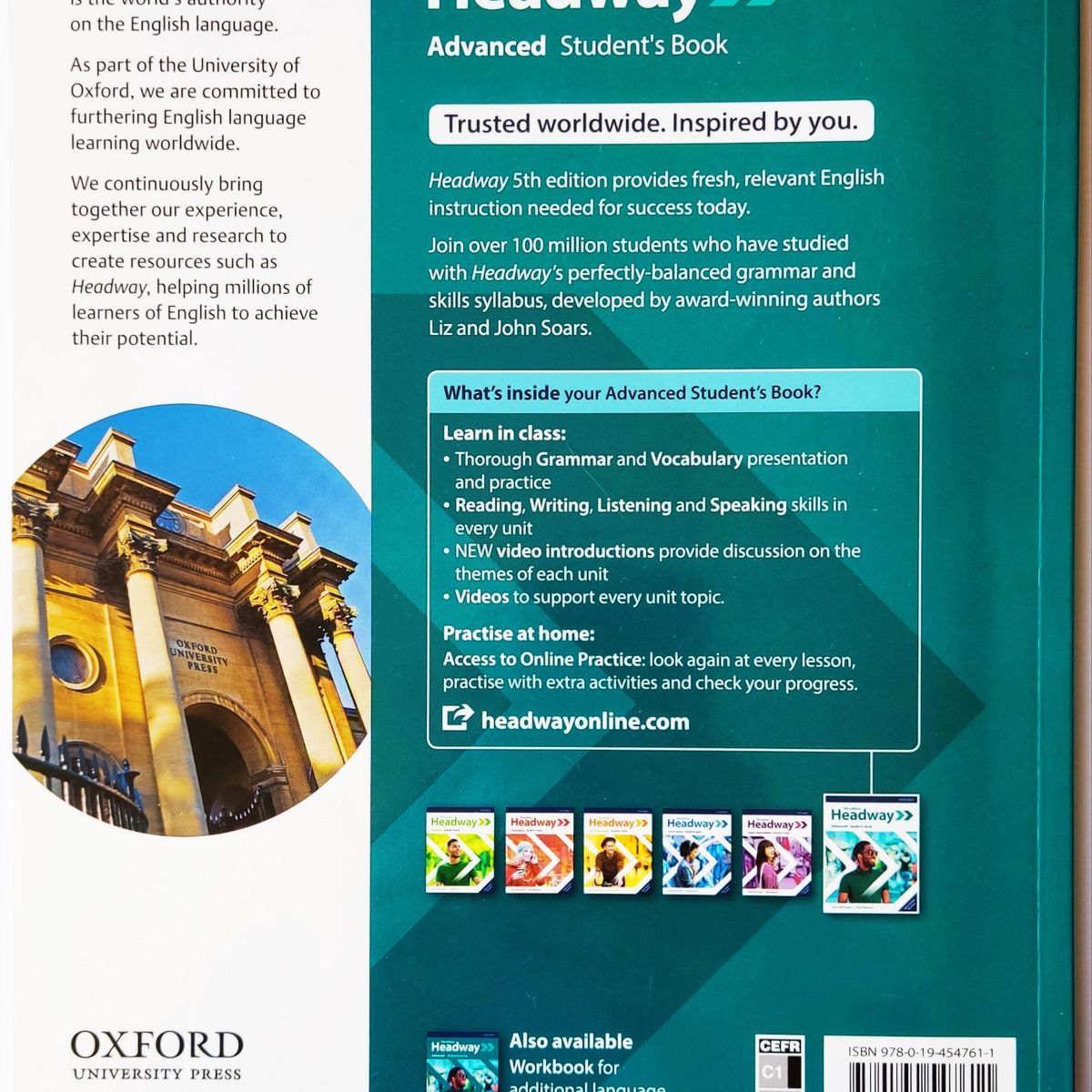 OXFORD - Libro Headway Advanced Students Book 5th edition
