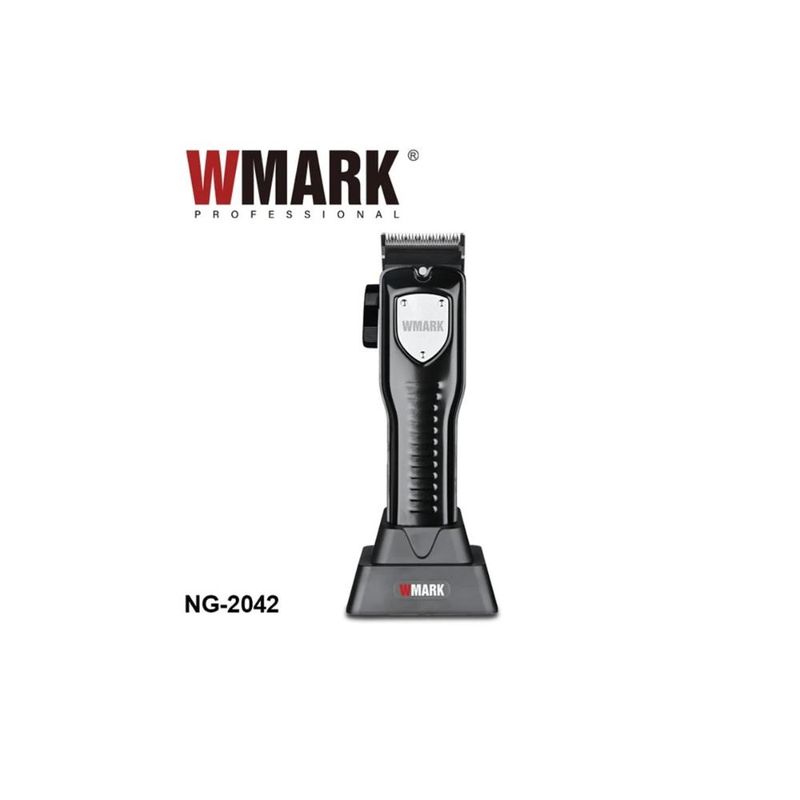 WMARK - Cortadora Profesional Negra Wmark NG 2042 con Base 7000RPM
