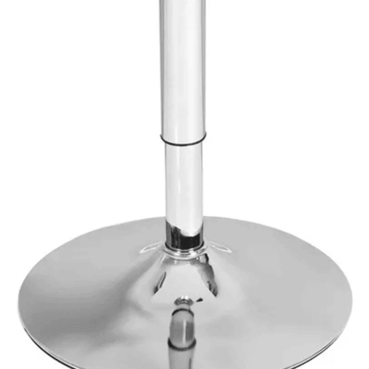 MOBOI - Mesa Bar Centro Altura Regulable 60cm Diámetro Blanca