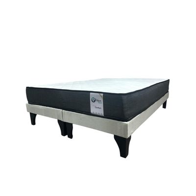 Imagen 2 del producto Cama Europea 2 Plazas Dreambed Color Gris Claro