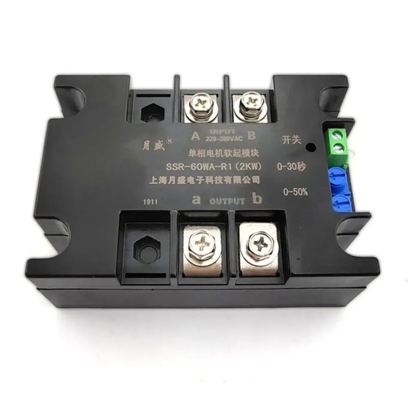 KUANGYE - Partidor Suave Motor Monofásico De 220vac 3hp2kw SSR-60WA-R1
