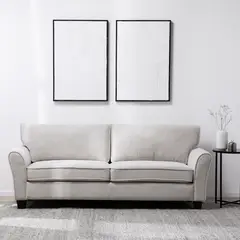 DANIELS - Sofá 3 Cuerpos Moderno Elegante New Charlotte