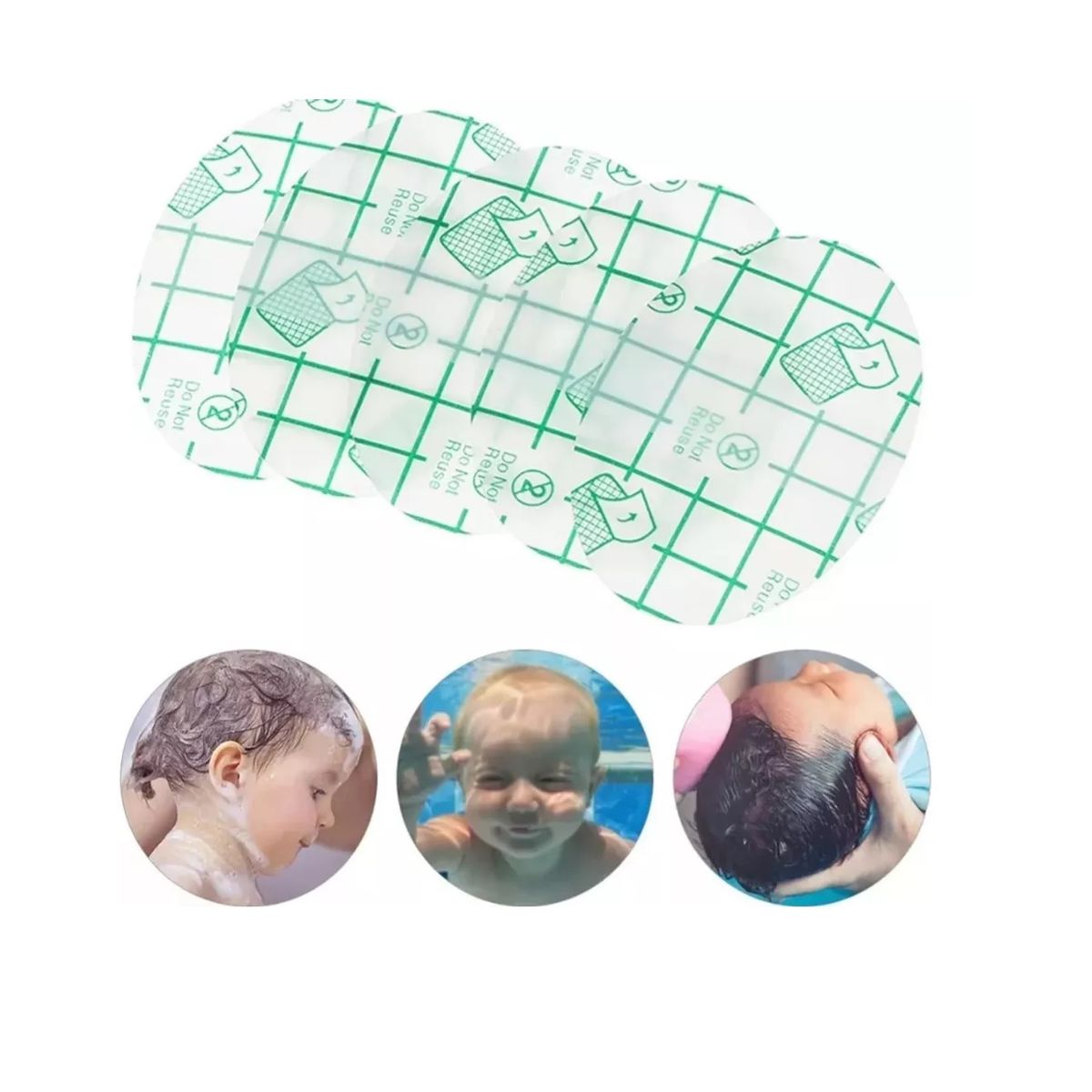 GENERICO - Parches Protector De Oídos Para Agua Bebés/niños 10 Unidades