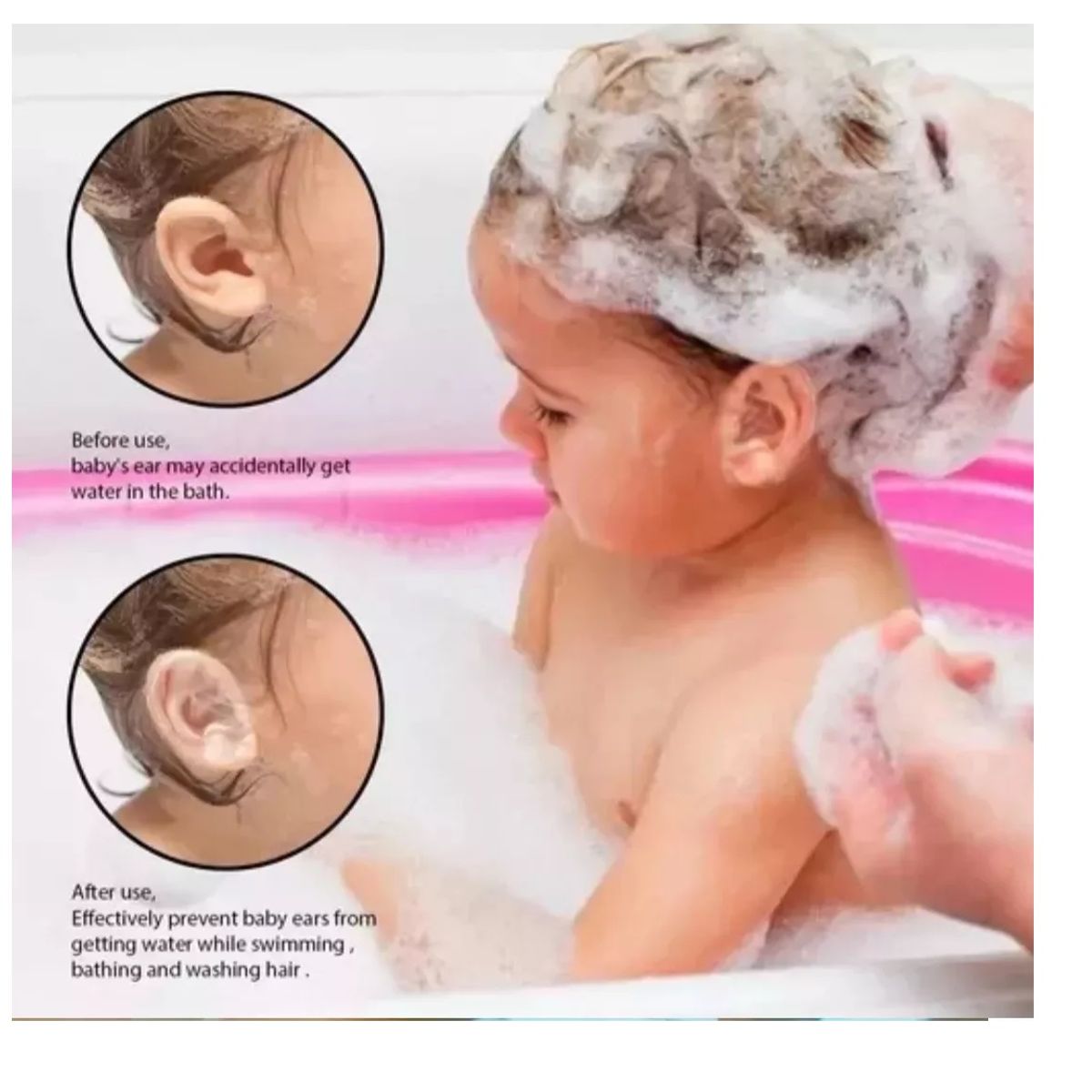 GENERICO - Parches Protector De Oídos Para Agua Bebés/niños 10 Unidades