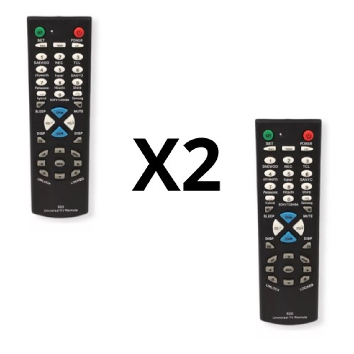 GENERICO - Control Remoto Universal Multimarca Tv Sony Panasonic Sharp