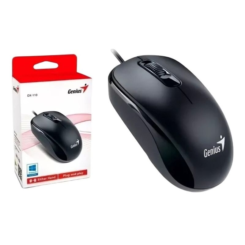 GENIUS - MOUSE BASICO NEGRO DX110 GENIUS