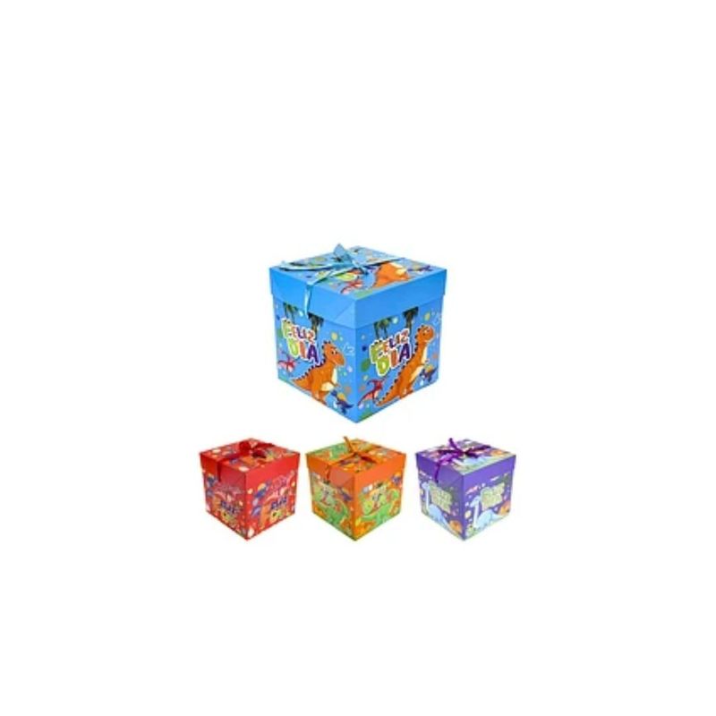 GENERICO - Caja De Regalo Dinosaurio 15cm
