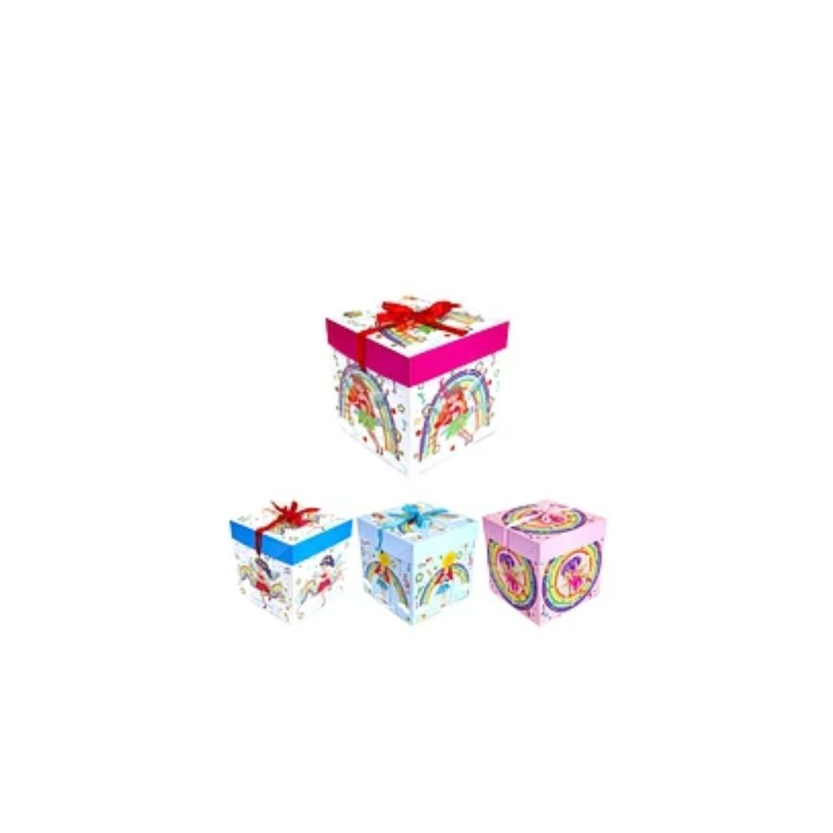 GENERICO - Caja De Regalo Hadas 15cm Diseño Aleatorio