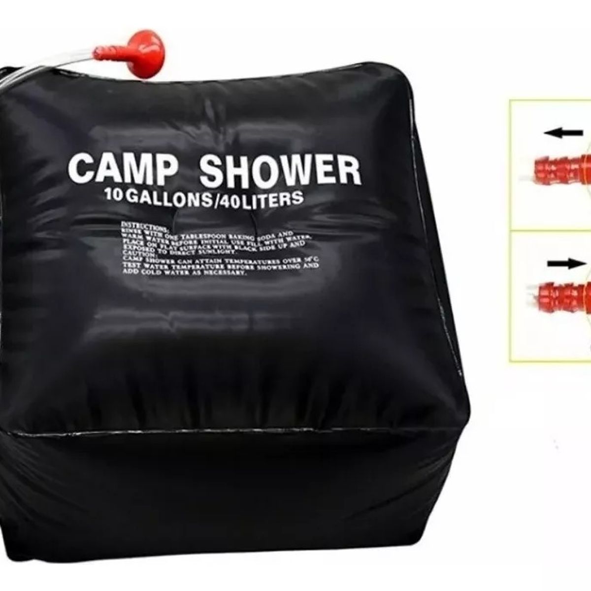 GENERICO - Carpa Baño Ducha Vestidor Portátil+Ducha Solar 40l Azul