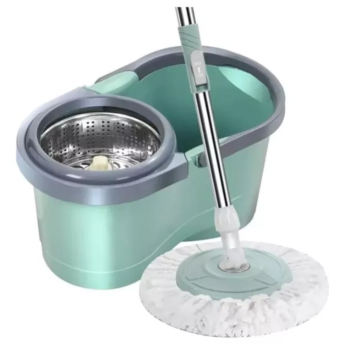 GENERICO - Mopa Giratoria 360 Con Balde Escurridor Verde