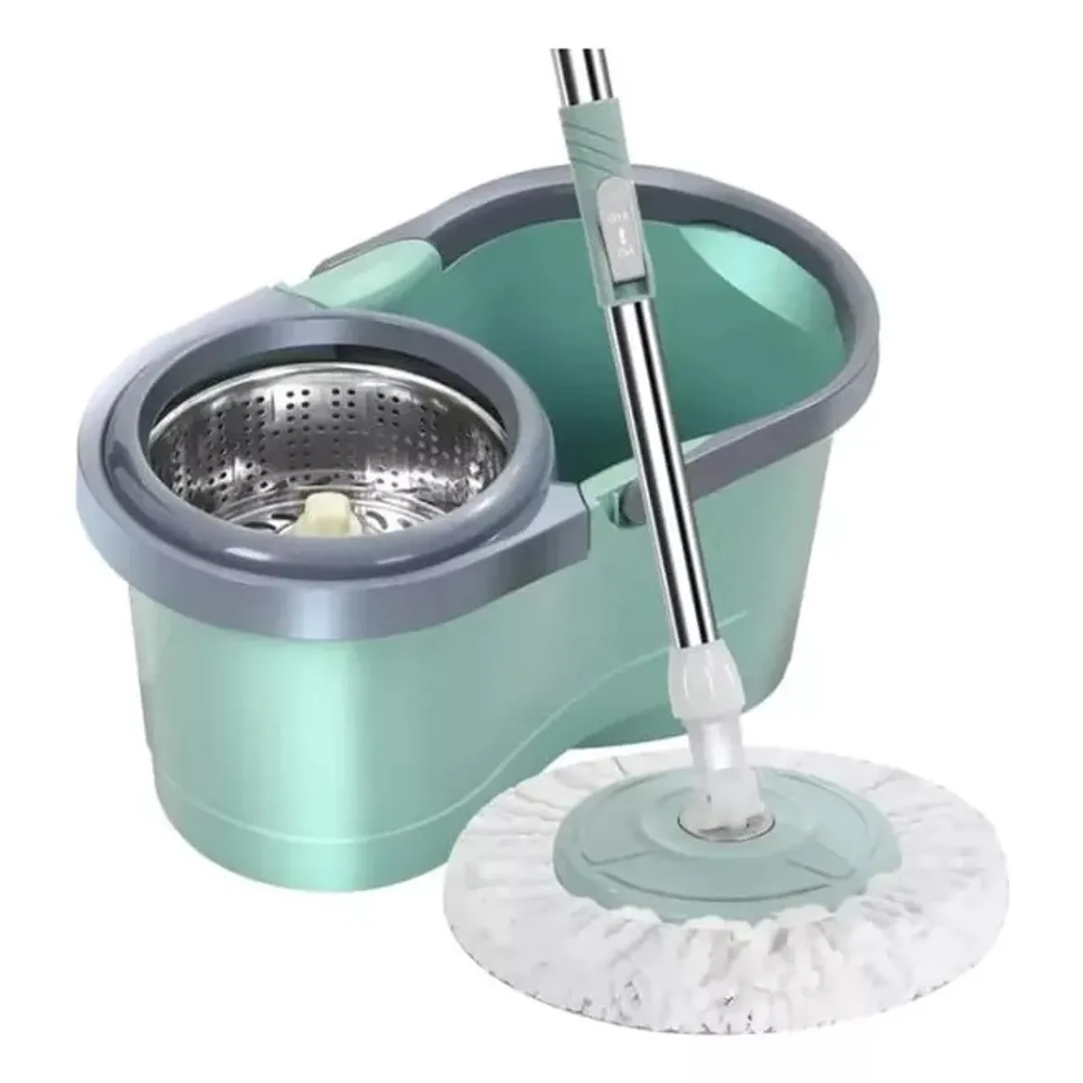 GENERICO - Mopa Giratoria 360 Con Balde Escurridor Verde