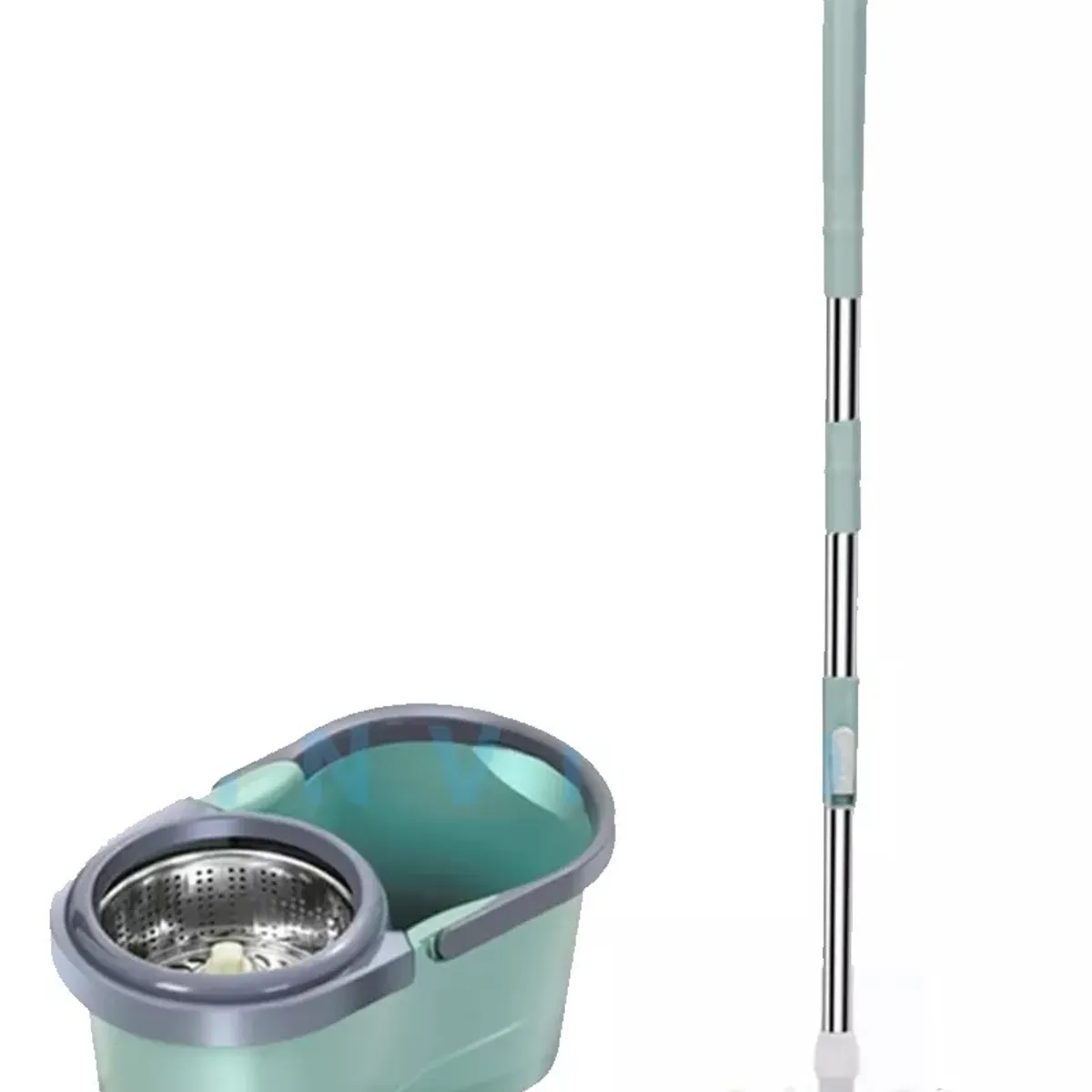 GENERICO - Mopa Giratoria 360 Con Balde Escurridor Verde