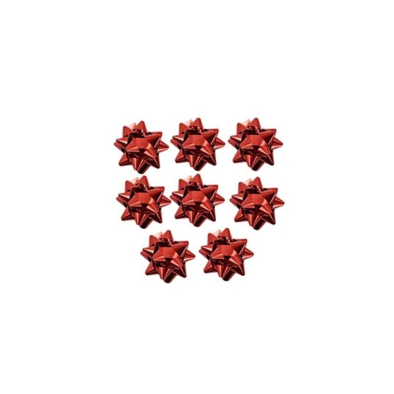 GENERICO - Lazo De Regalo Rojo 45mm 8pcs