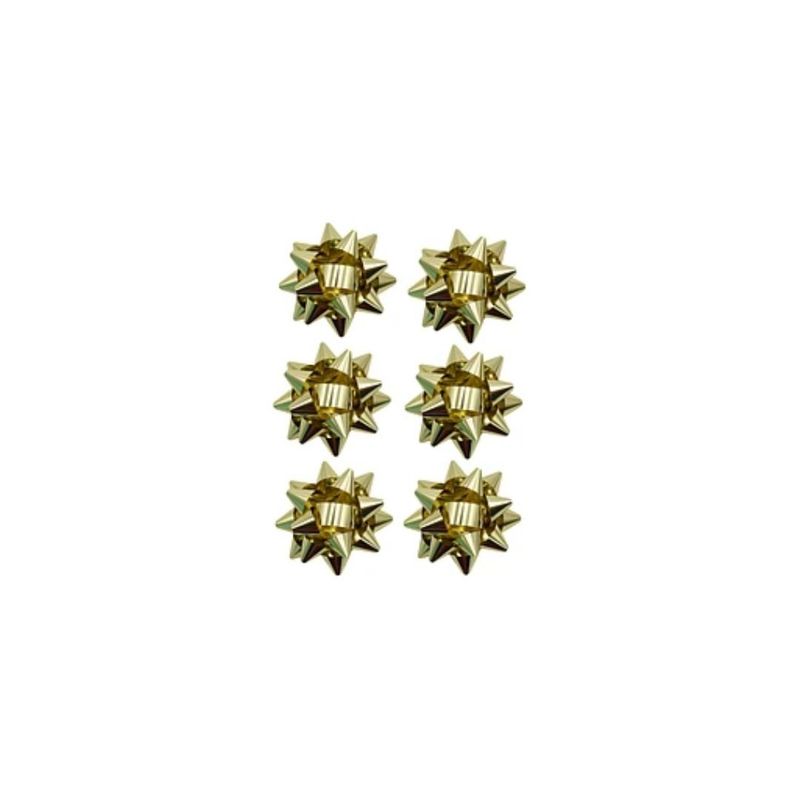 GENERICO - Rosita De Regalo Dorado 6cm 6pcs