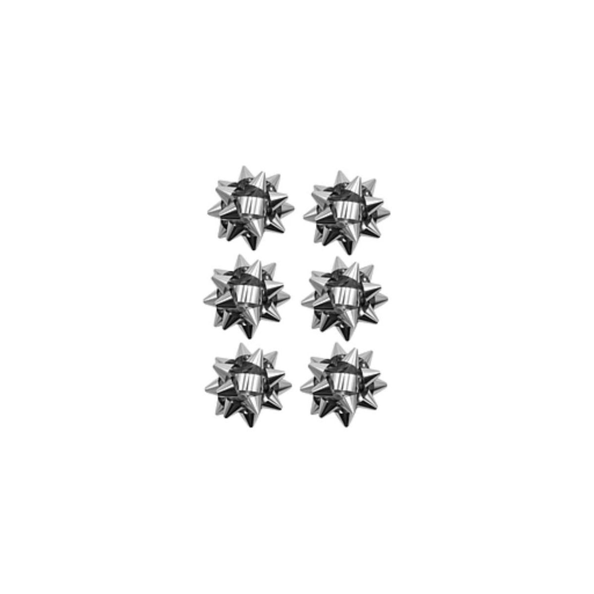 GENERICO - Rosita De Regalo Plata 6cm 6pcs