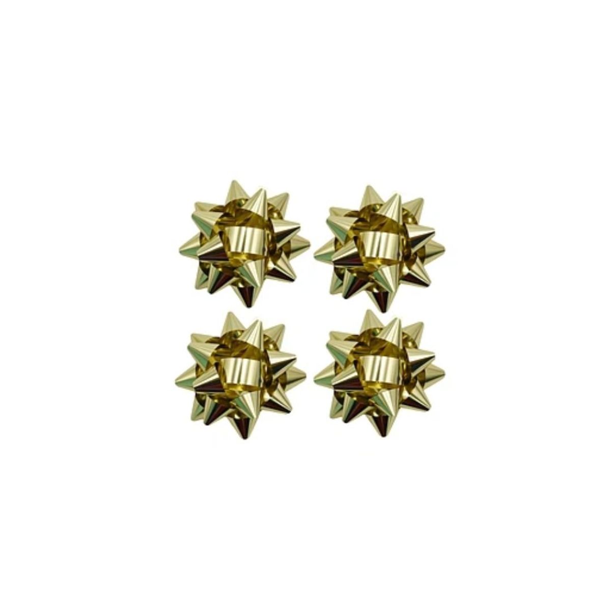 GENERICO - Lazo De Regalo Dorado 7cm 4pcs