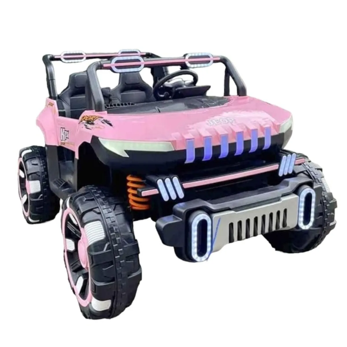 U BUY - Jeep Electrico 4x4 Con Luces Led Para Niños Rosado