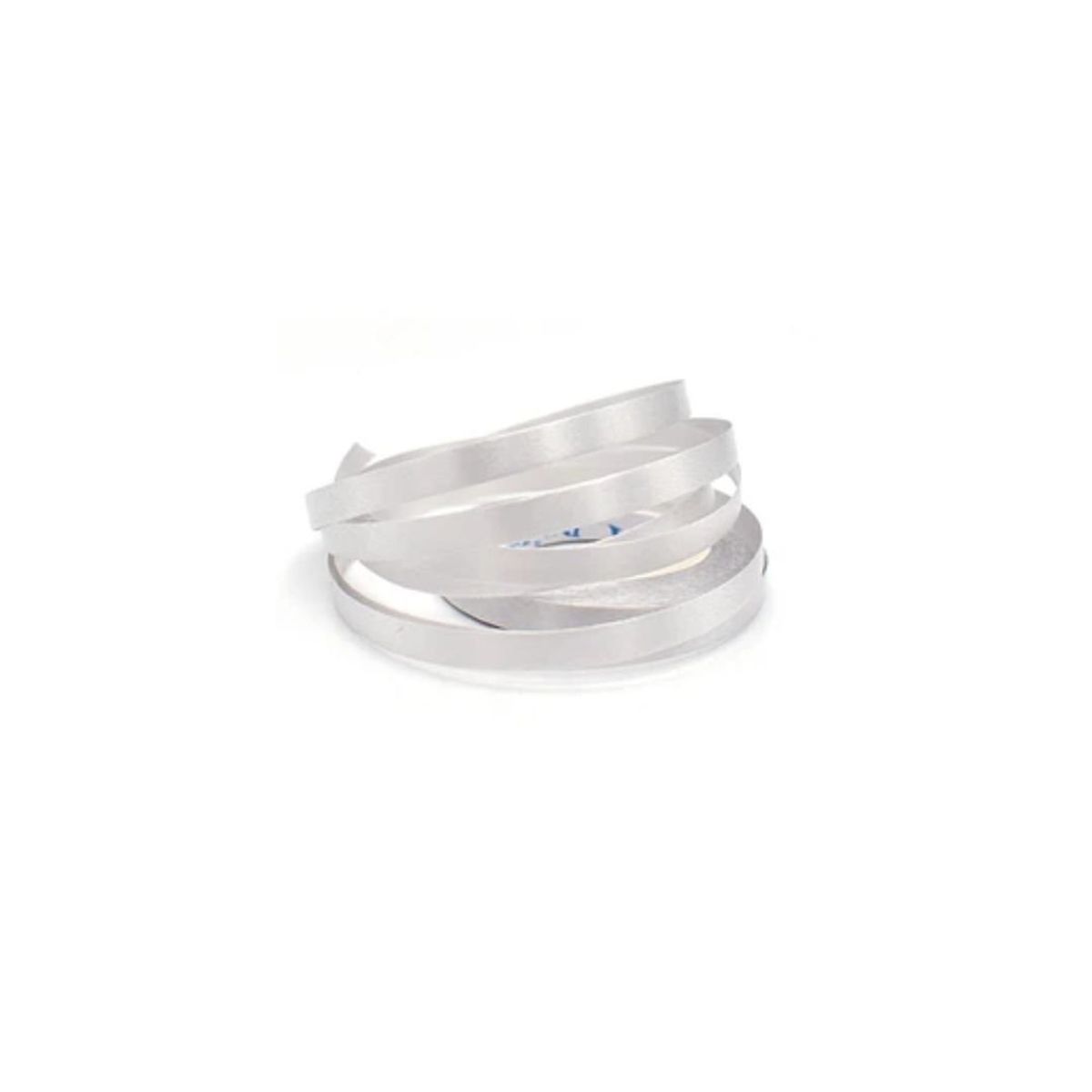 GENERICO - Cinta Lisa Plateada De 5mm x 10m 6pcs
