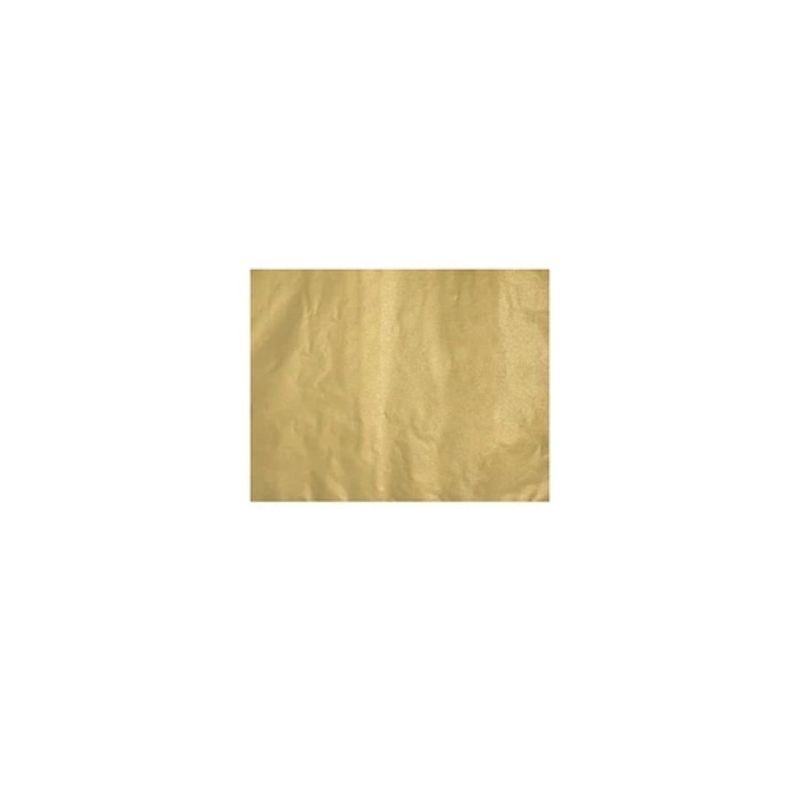 GENERICO - Papel Seda Dorado 5pcs 50x66cm