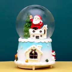 VERCI - Decoración Navideña De Bola De Cristal Musical Para Niños
