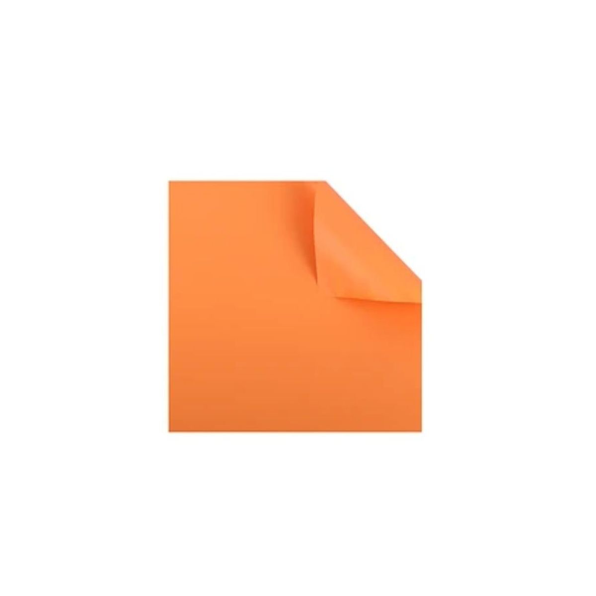 GENERICO - Papel Coreano Color Naranja 20pcs 58x58cm