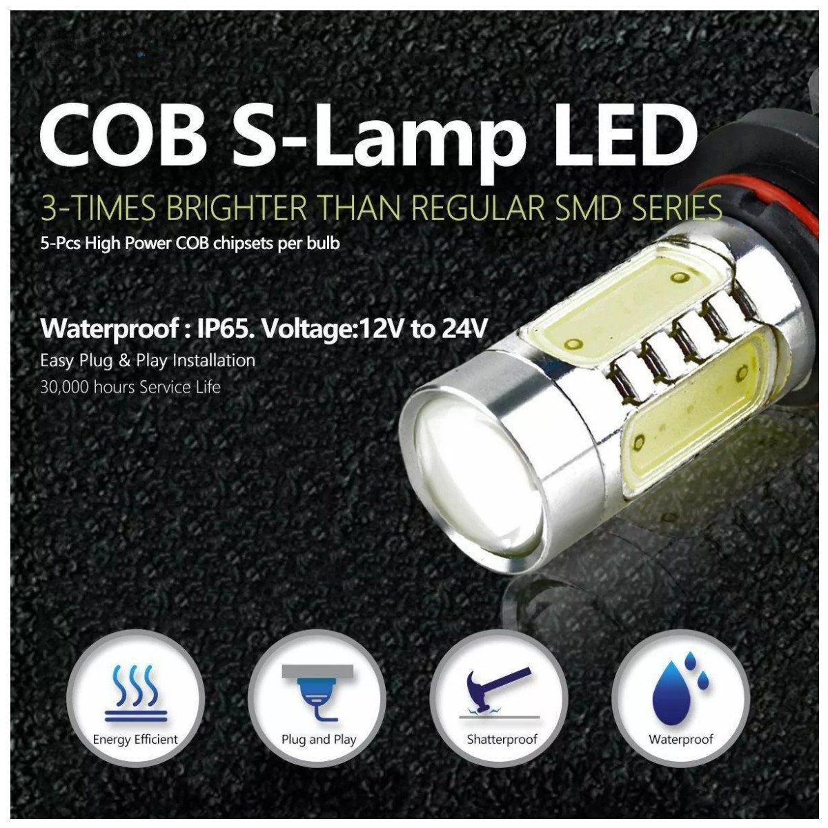 KUANGYE - Par De Ampolletas Luces Led H11 Neblineros