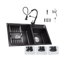 Lavaplatos Doble Empotra 78x43cm Acero Inoxidable Fullequipo