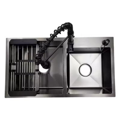 Imagen 2 del producto Lavaplatos Doble Empotra 78x43cm Acero Inoxidable Fullequipo