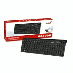 GENIUS - TECLADO ESP WIRELESS SLIMSTAR 7230 ERGONOM 9 KEYS BOTON