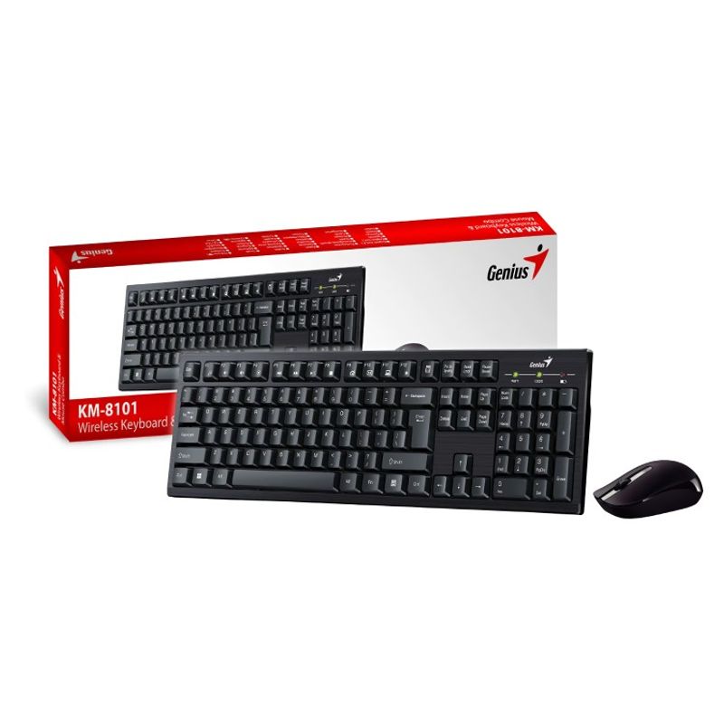 GENIUS - KIT INALAMBRICO KM-8101 12 FN KEYS 24 GHZ BOTON CALCULAD