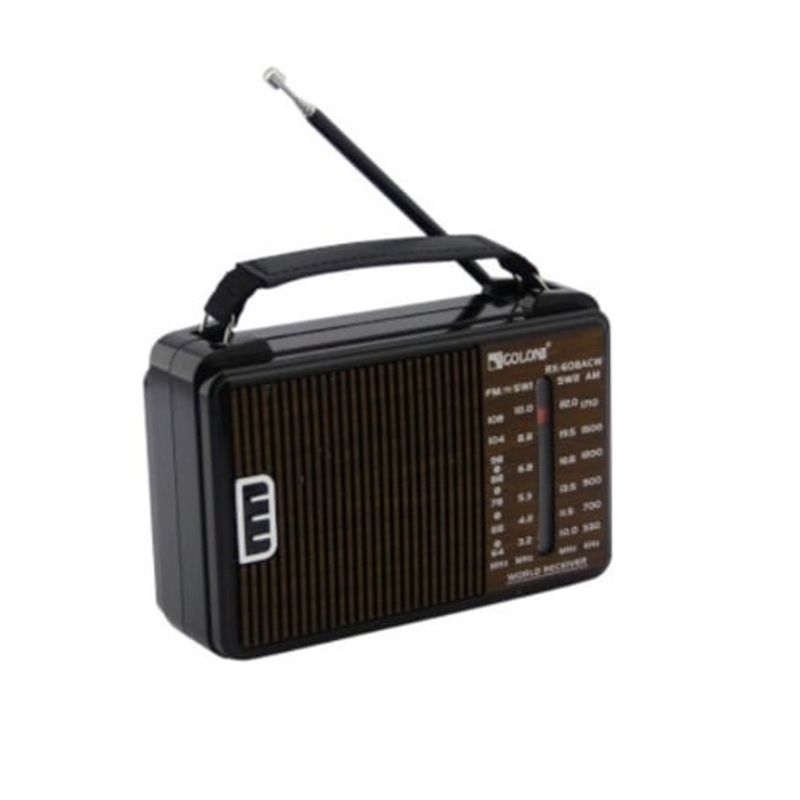 GENERICO - Radio FMAM portátil 220V y Pilas
