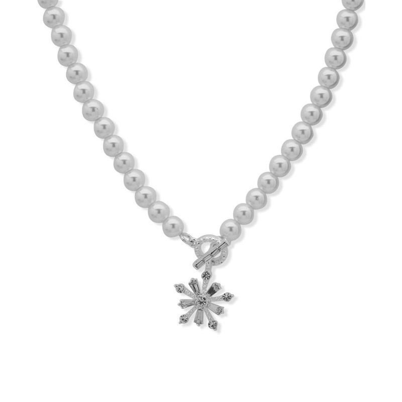 ANNE KLEIN - Collar Anne Klein Plateado 01N00565 - Plateado
