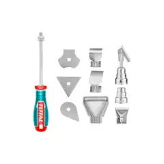 TOTAL TOOLS - Set 10 Piezas Accesorios para Pistola de Calor Total