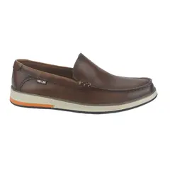 FERRACINI - Mocasin Hombre Café Casual 6989