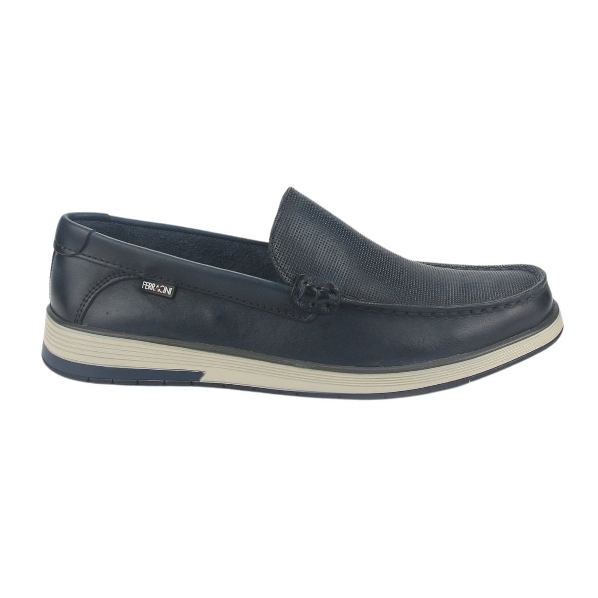FERRACINI - Mocasin Hombre Azul Marino Casual Ferracini 6989