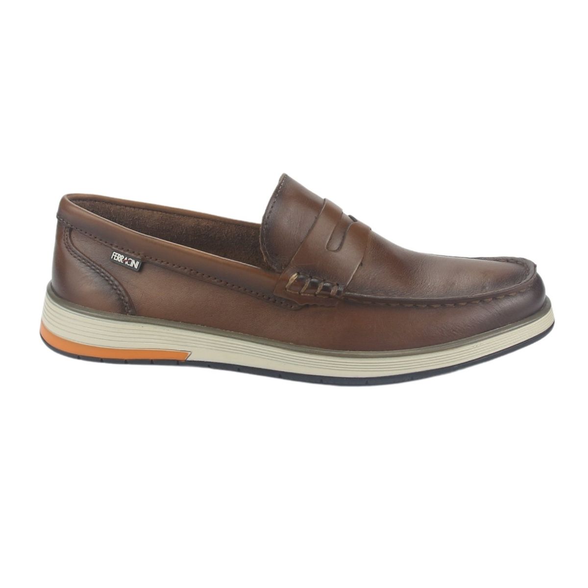 FERRACINI - Mocasin Hombre Café Casual Ferracini 6988
