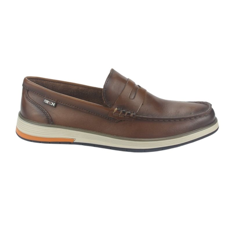 FERRACINI - Mocasin Hombre Café Casual Ferracini 6988