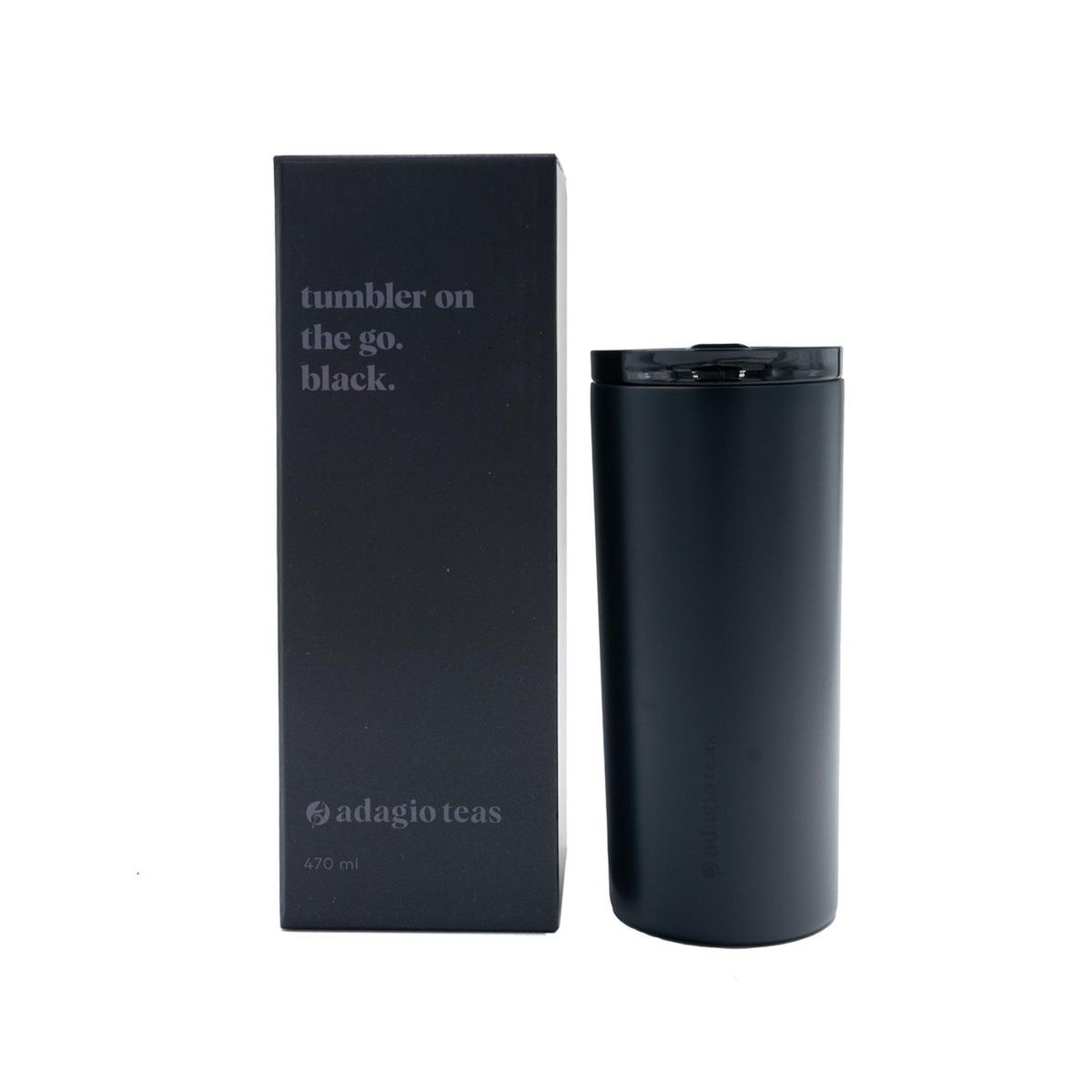 ADAGIO TEAS - Tumbler Negro 470 ml