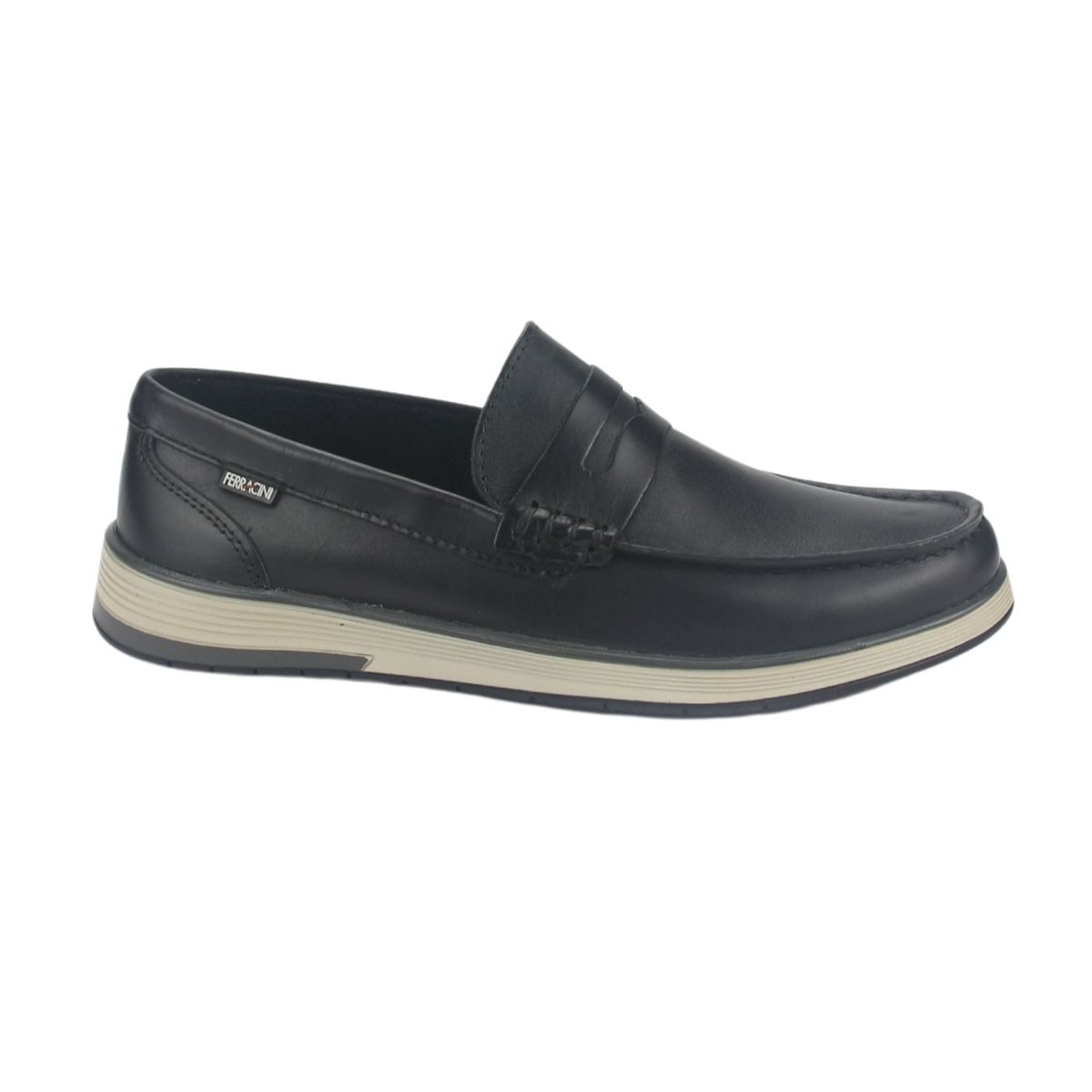 FERRACINI - Mocasin Hombre Negro Casual Ferracini 6988