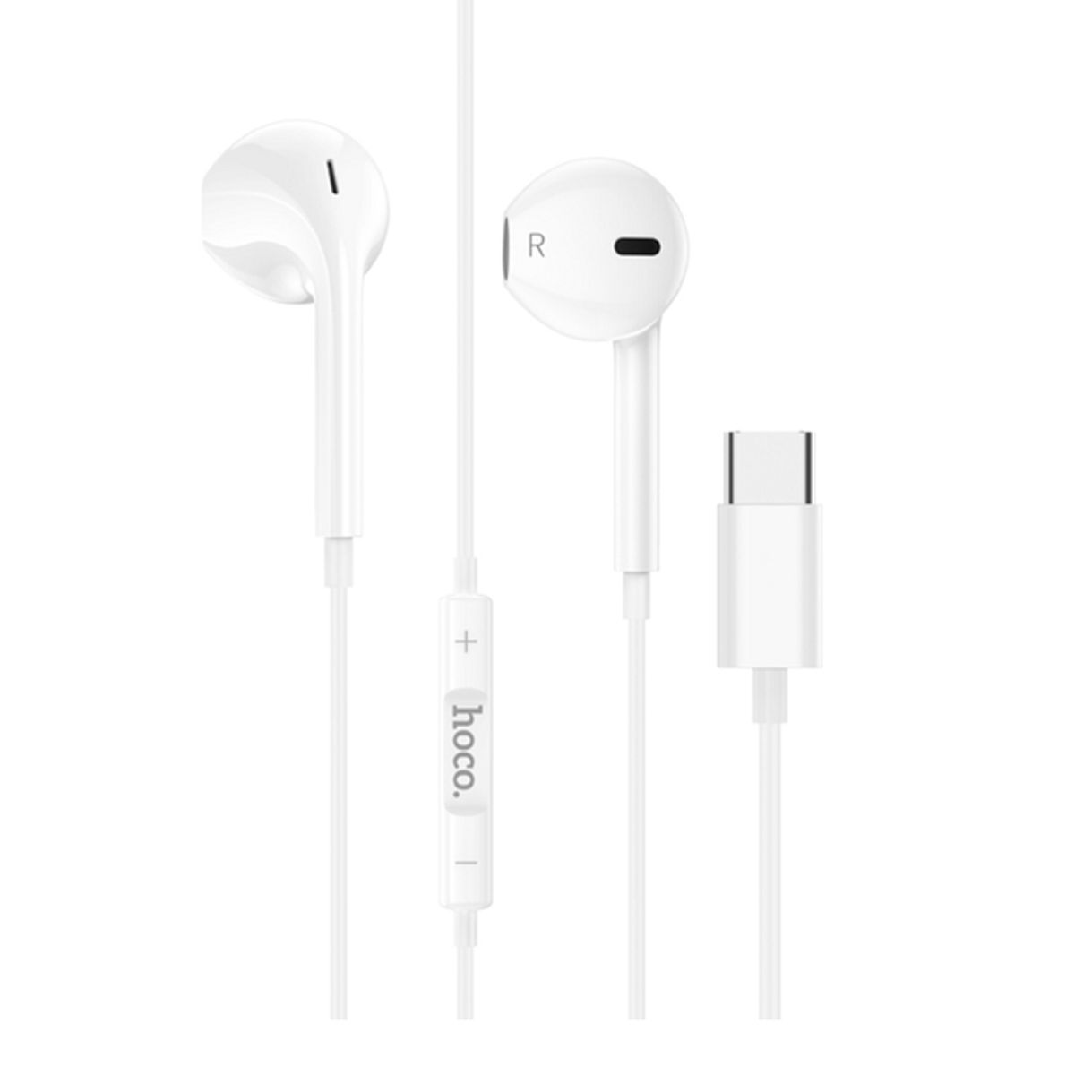 HOCO - Audífono Hoco M101 USB-C manos libres blanco