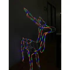 GENERICO - RENO CON MOVIMIENTO NAVIDEÑO 110CM