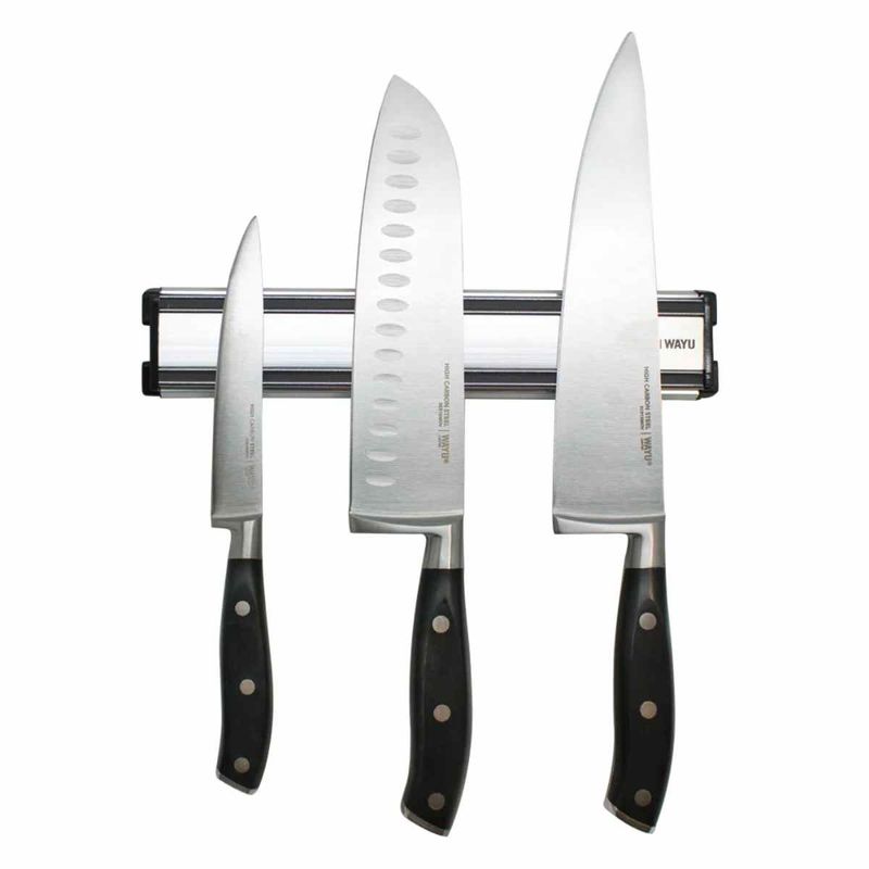 WAYU - SET CUCHILLOS BLOCK MAGNETICO WAYU.
