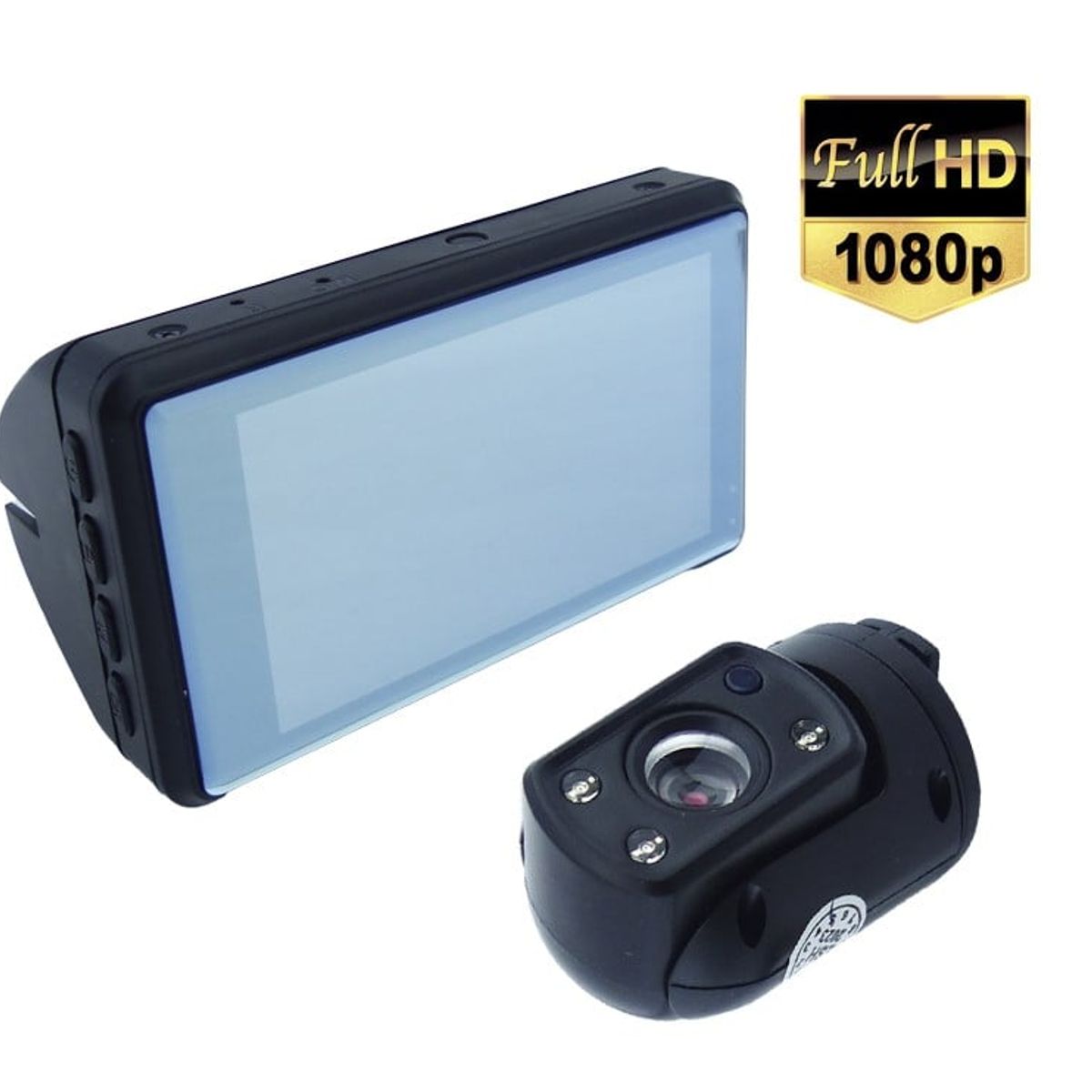 GENERICO - CAMARA DVR DOBLE CAMARA 360 GRADOS PANTALLA LCD 3 PULG