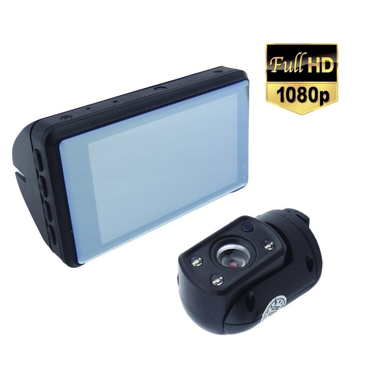 GENERICO - CAMARA DVR DOBLE CAMARA 360 GRADOS PANTALLA LCD 3 PULG