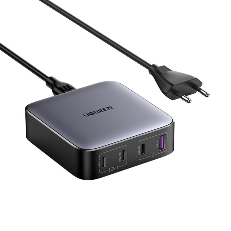 UGREEN - CARGADOR PARA ESCRITORIO 100W 1 USB-A + 3 USB-C UGREEN CD328